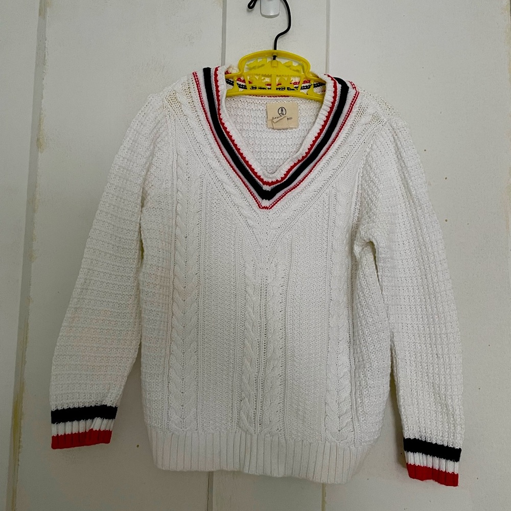 Lands End Preppy Sweater, size 5-6 (medium)